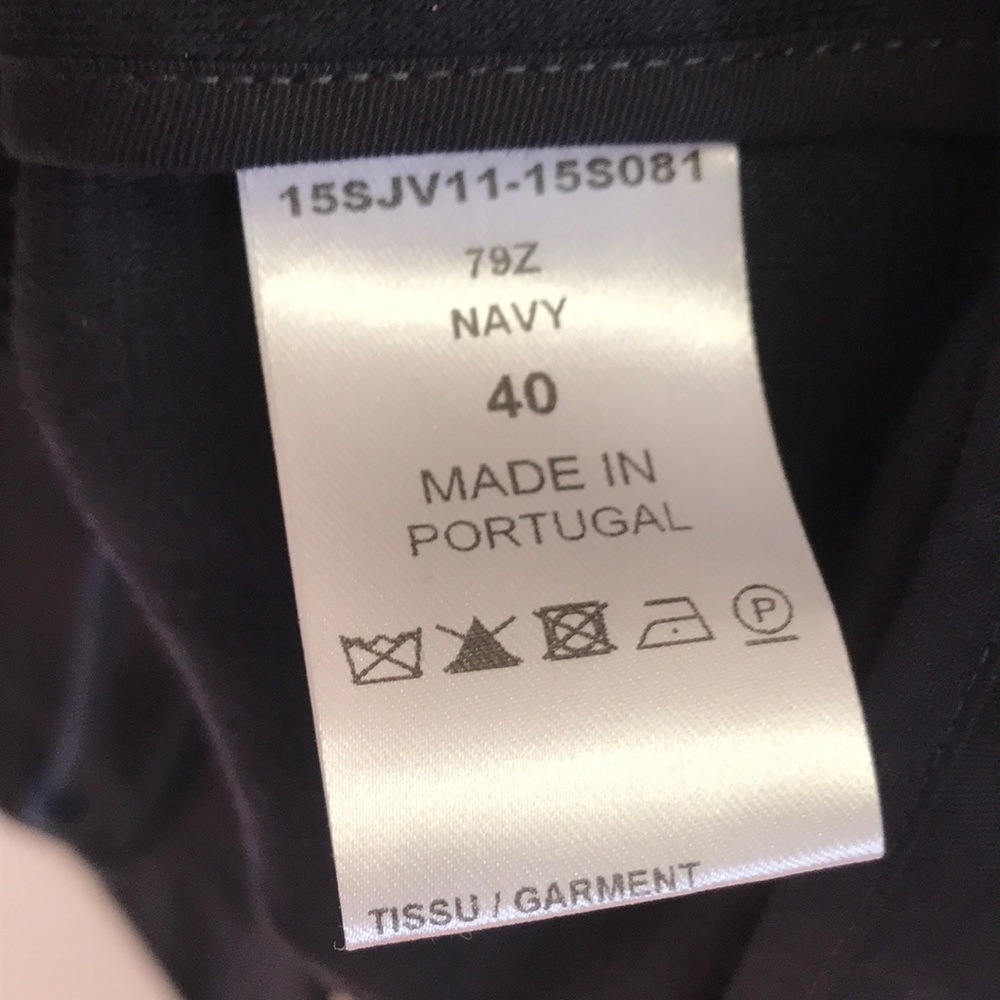 Chloé Navy Virgin Wool snap up jacket - Picture 4 of 7